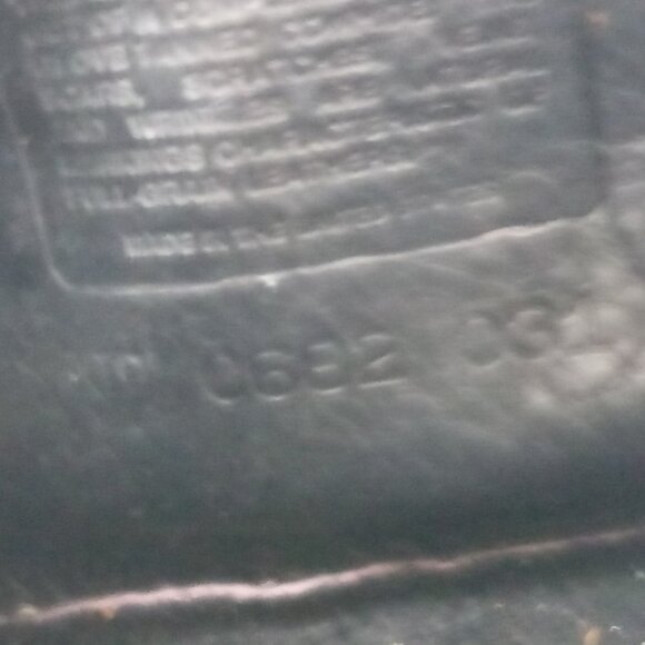 COACH VINTAGE BROWN LEATHER BLACK CROSSBODY SHOULDER BAG - Picture 4 of 7